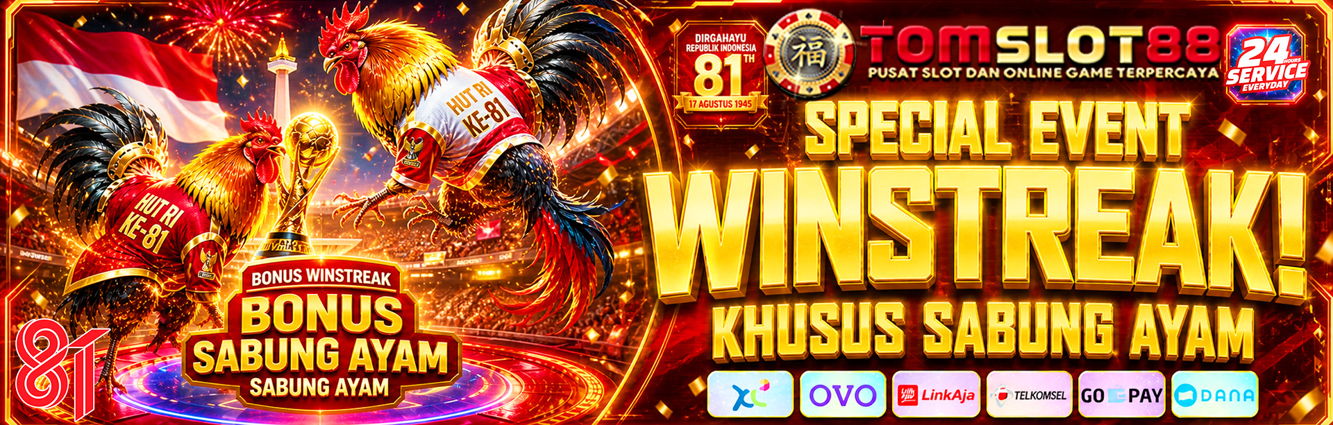 EVENT WINSTREAK SAMBUNG AYAM